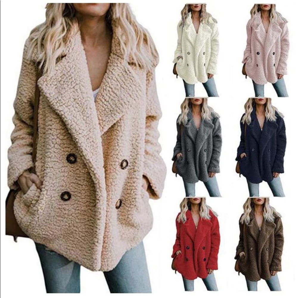 Casual double-breasted coat/jacket